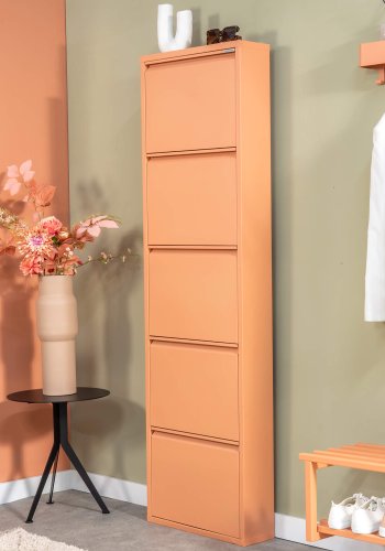 SPINDER DESIGN Rizzoli/Marco Color Edition skohylle, m. 2 hyller - leire terra stl (B:71)