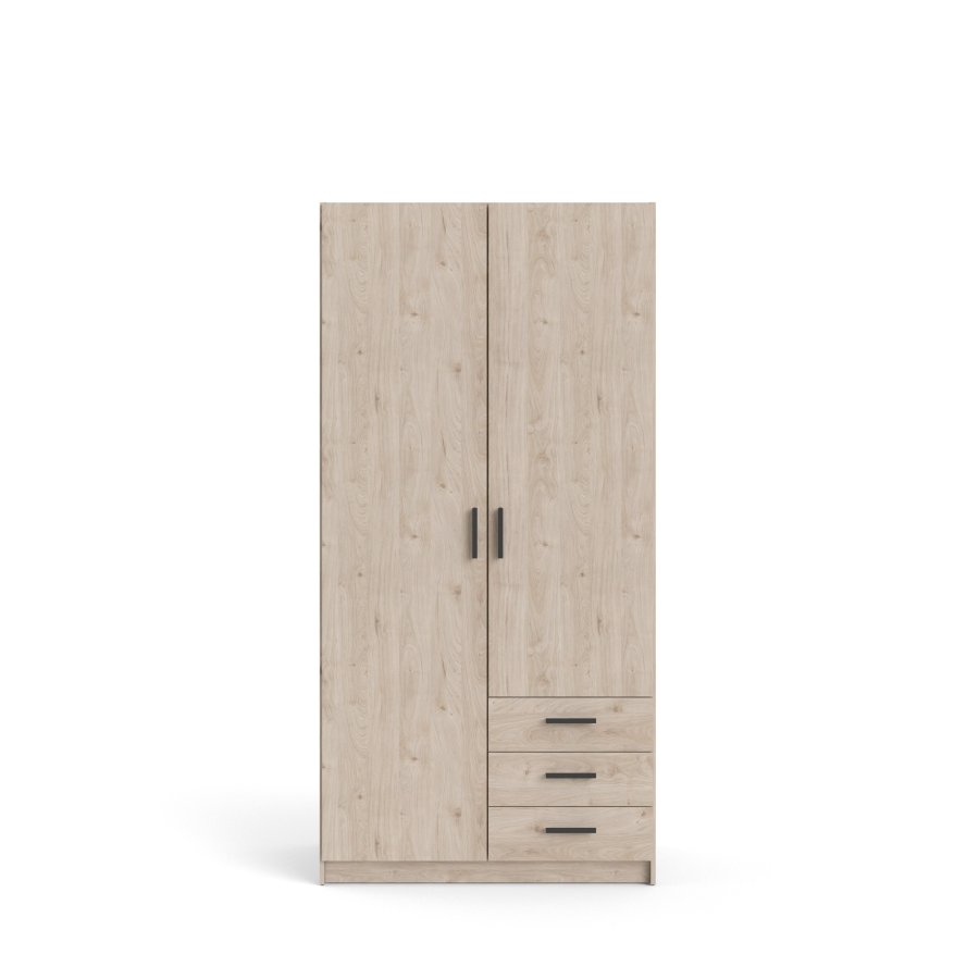 TVILUM Sprint Garderobe 2 drer + 3 skuffer - ParcelJackson Hickory Jackson Hickory
