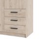 TVILUM Sprint Garderobe 2 drer + 3 skuffer - ParcelJackson Hickory Jackson Hickory