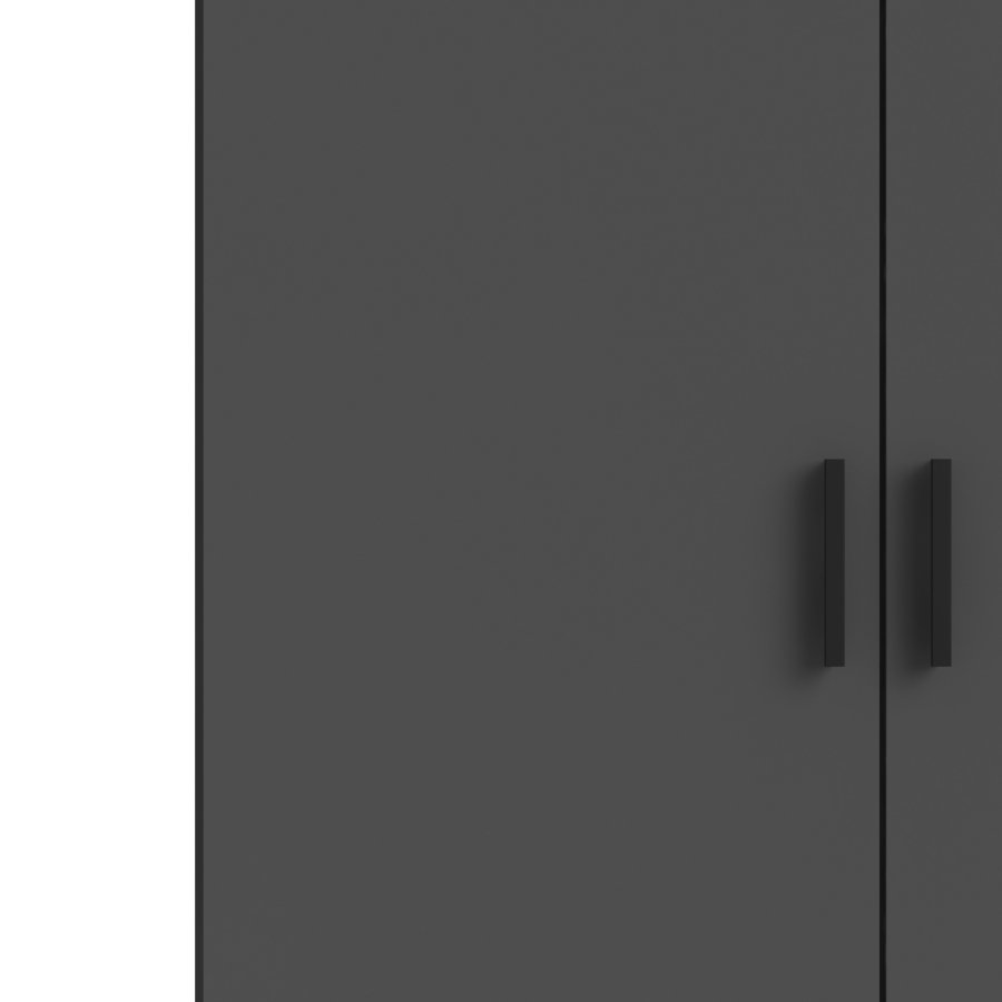 TVILUM Sprint Garderobeskap 2 drer + 3 skuffer - ParcelMatt Gr Matt Gr