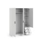 TVILUM Sprint Garderobeskap 3 drer + 3 skuffer - ParcelWhite White