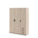 TVILUM Sprint Kleiderschrank 3 Türen + 3 Schubladen - ParcelJackson Hickory Jackson Hickory