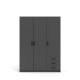 TVILUM Sprint Kleiderschrank 3 Türen + 3 Schubladen - ParcelMatt Grey Matt Grey