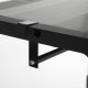 SONGMICS Garderobe, T�jopbevaringsgarderobe til sovev�relse med 2 t�jstativer, B�rbar stofgarderobe, Sammenklappelig, T�jstativ, til skab, 43 x 140 x 174 cm, Gr� RYG02GY
