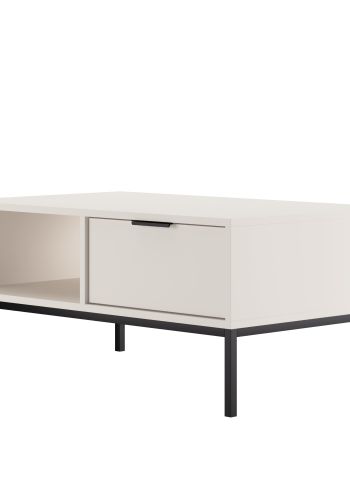 KOCOT Austin Couchtisch 100 wei & schwarz