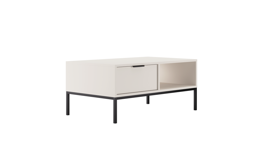 KOCOT Austin Couchtisch 100 wei & schwarz