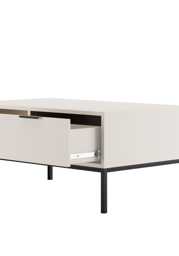 KOCOT Austin Couchtisch 100 wei & schwarz