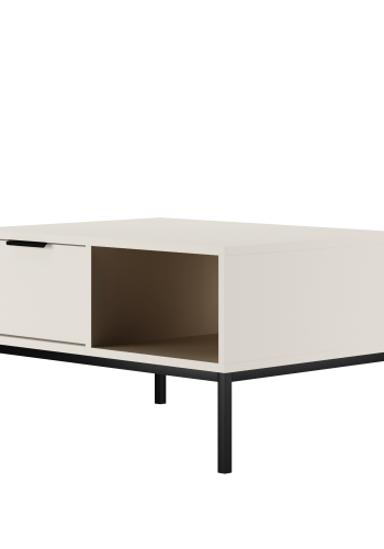 KOCOT Austin Couchtisch 80 wei & schwarz