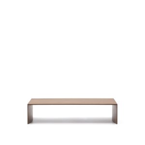 KAVE HOME Litto soffbord i valntsfaner med naturfrgad finish, 140 x 70 cm