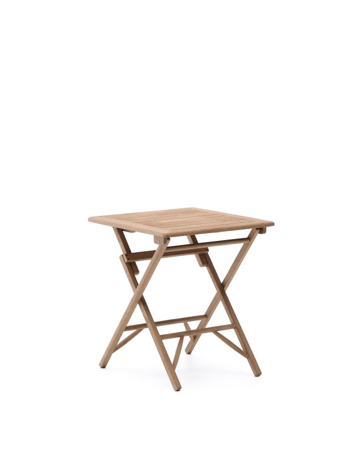 KAVE HOME Dandara klappbord i FSC 100 % heltre akasie 66 x 66 cm