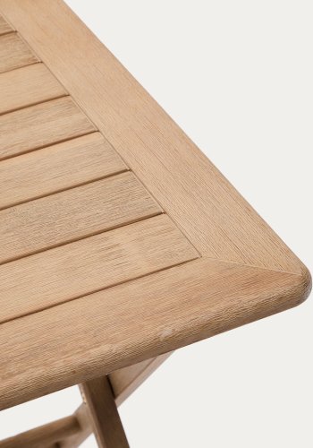 KAVE HOME Dandara klappbord i FSC 100 % heltre akasie 66 x 66 cm