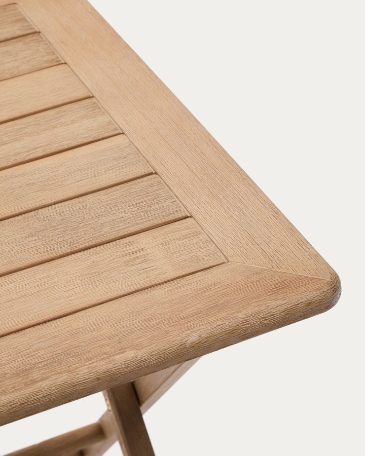 KAVE HOME Dandara klappbord i FSC 100 % heltre akasie 66 x 66 cm