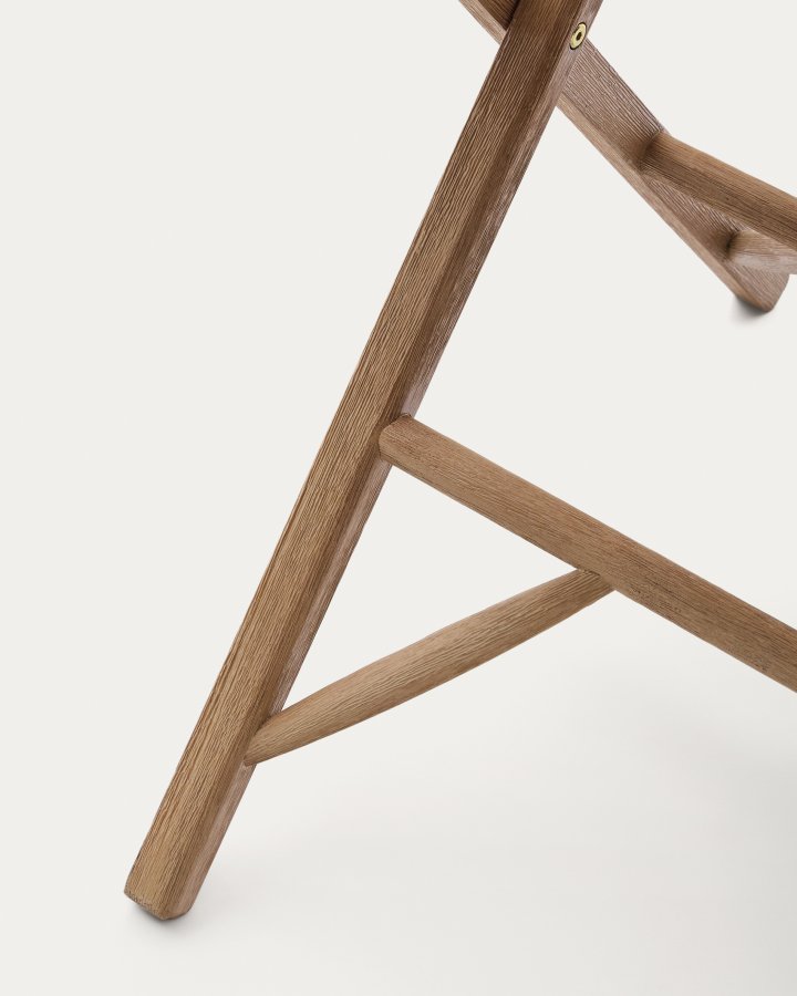 KAVE HOME Dandara klappbord i FSC 100 % heltre akasie 66 x 66 cm