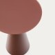KAVE HOME Wilshire sidebord, rund - terrakotta frostet h�rdet glas og mat terrakotta st�l (�35)