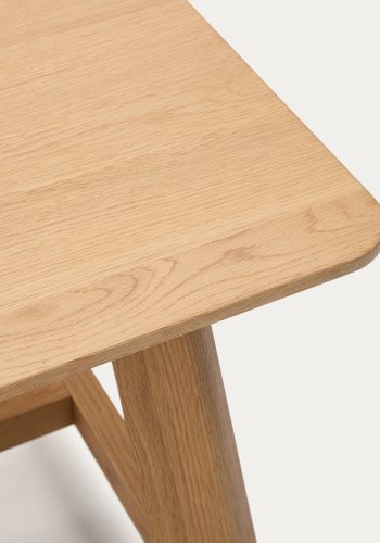 KAVE HOME Idun-bord laget av finr og heltre eik med naturlig tonefinish FSC 100 % 200x100 cm