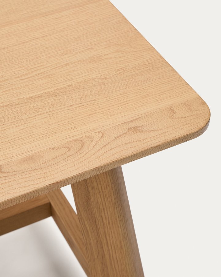 KAVE HOME Idun-bord laget av finr og heltre eik med naturlig tonefinish FSC 100 % 200x100 cm