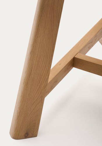 KAVE HOME Idun-bord laget av finr og heltre eik med naturlig tonefinish FSC 100 % 200x100 cm