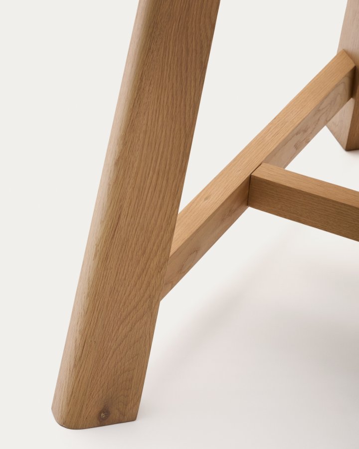 KAVE HOME Idun-bord laget av finr og heltre eik med naturlig tonefinish FSC 100 % 200x100 cm