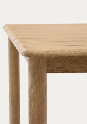 KAVE HOME Sori-bord i FSC 100 % heltre akasie 135 x 135 cm