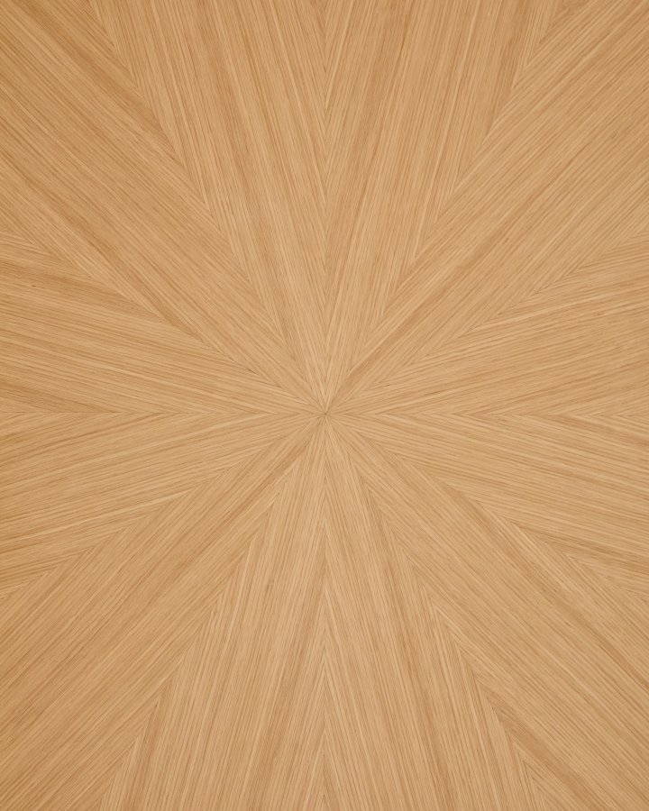 KAVE HOME Naanim spisebord, oval - natur egetr�sfiner og natur gummitr� (180x110)