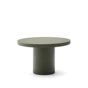 KAVE HOME Aiguablava havebord, rund - grn cement (120)