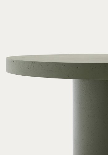 KAVE HOME Aiguablava hagebord, rundt - grnn sement (120)