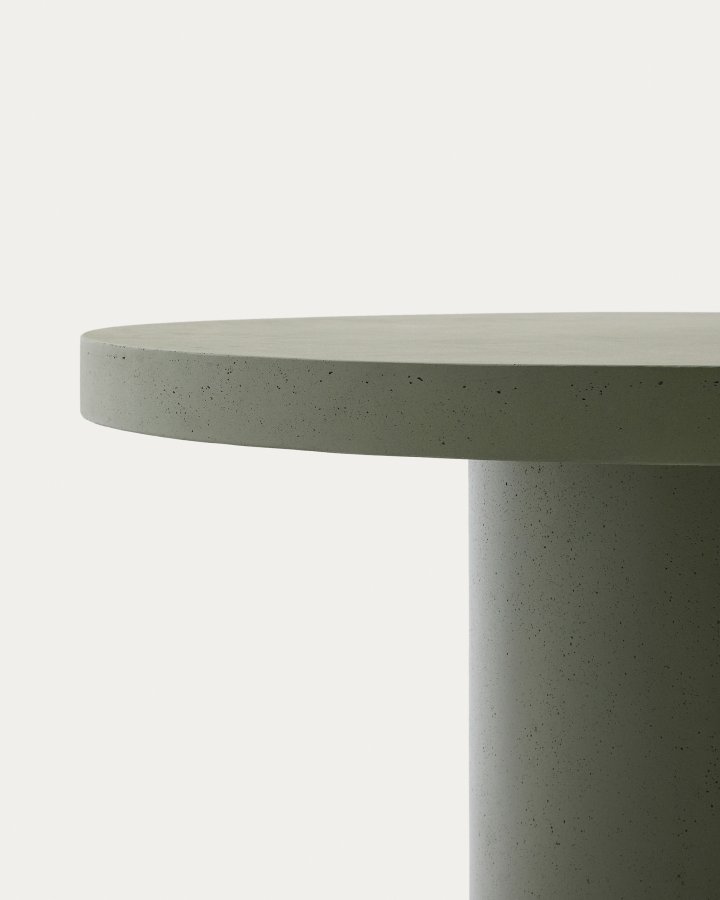 KAVE HOME Aiguablava hagebord, rundt - grnn sement (120)