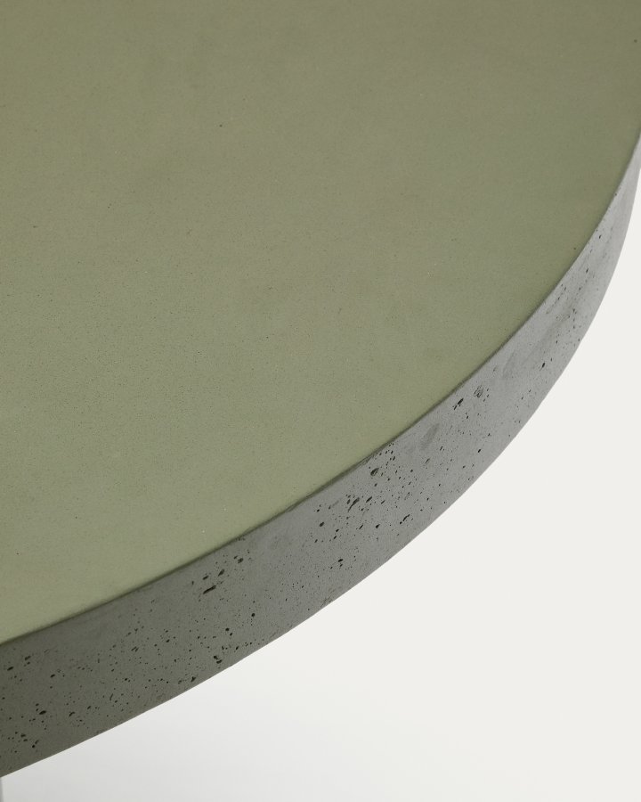 KAVE HOME Aiguablava hagebord, rundt - grnn sement (120)