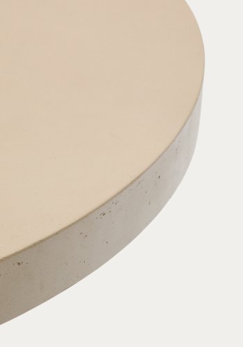 KAVE HOME Aiguablava hagebord, rundt - beige sement (120)