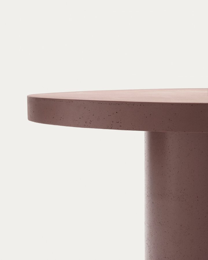 KAVE HOME Aiguablava terrakottasement rundt bord 120cm