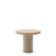 KAVE HOME Aiguablava hagebord, rundt - beige sement (90)