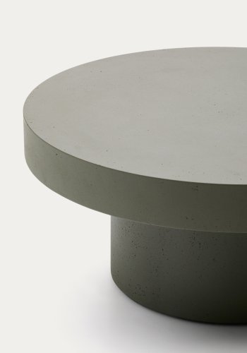 KAVE HOME Aiguablava utendrs salongbord, rundt - grnn sement (66)