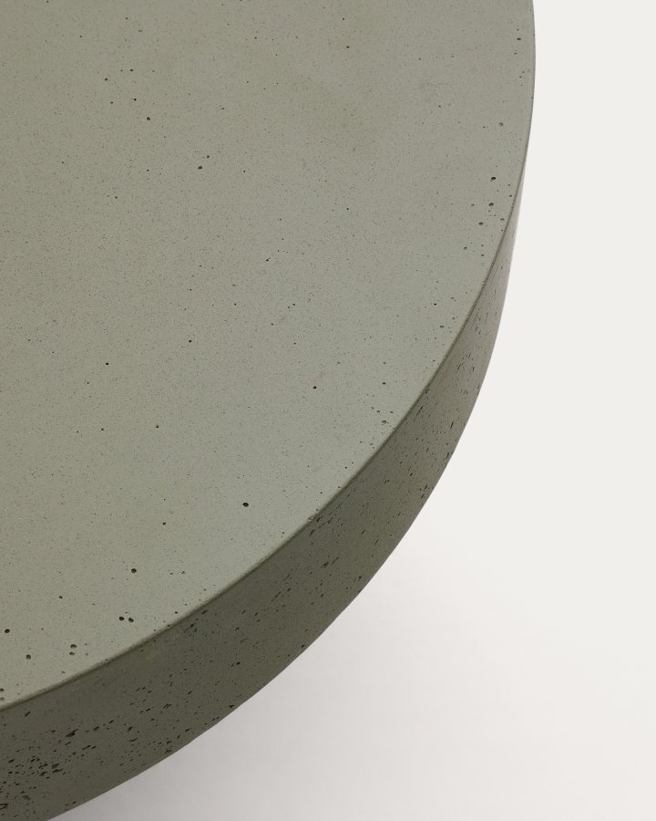 KAVE HOME Aiguablava utendrs salongbord, rundt - grnn sement (66)