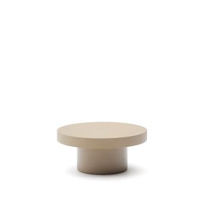 KAVE HOME Aiguablava udendrs sofabord, rund - beige cement (66)