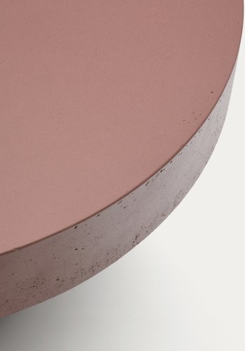 KAVE HOME Aiguablava salongbord i terrakottasement, 66 cm