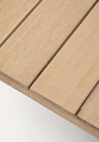 KAVE HOME Ambra salongbord i heltre akasie med lys overflate 82,5 x 82,5 cm FSC 100 %