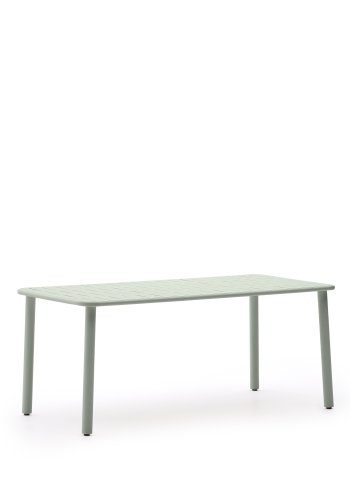 KAVE HOME Brai utebord i turkis galvanisert stl 180 x 90 cm