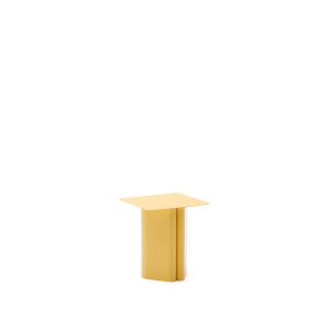 KAVE HOME Arvin gult sidobord i jrn 42 x 42 cm