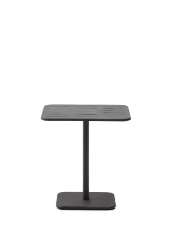 KAVE HOME Brai utebord i mrkegrtt galvanisert stl 70 x 70 cm