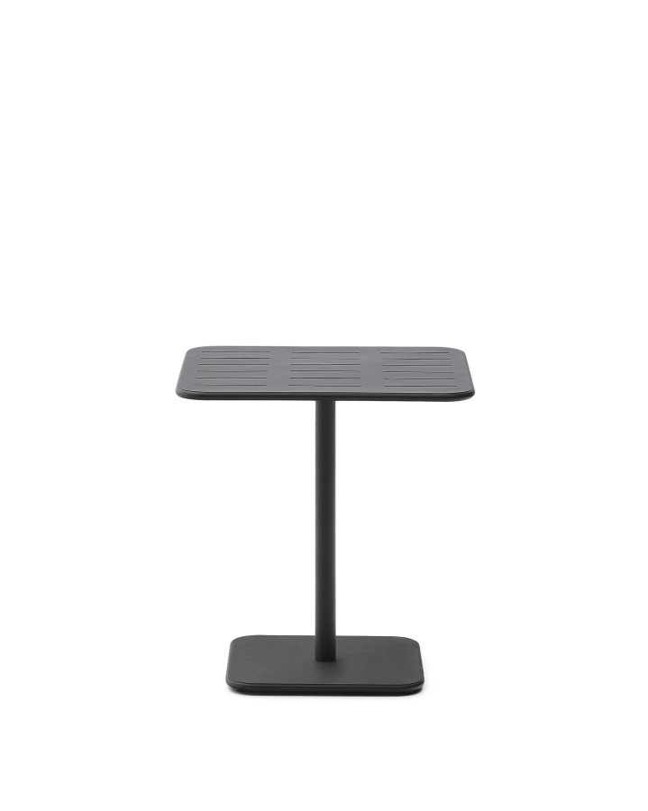 KAVE HOME Brai utebord i mrkegrtt galvanisert stl 70 x 70 cm