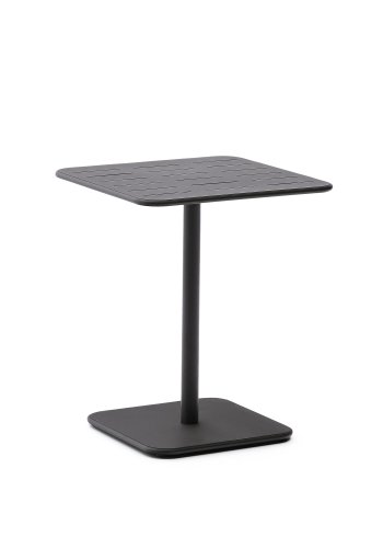 KAVE HOME Brai utebord i mrkegrtt galvanisert stl 70 x 70 cm