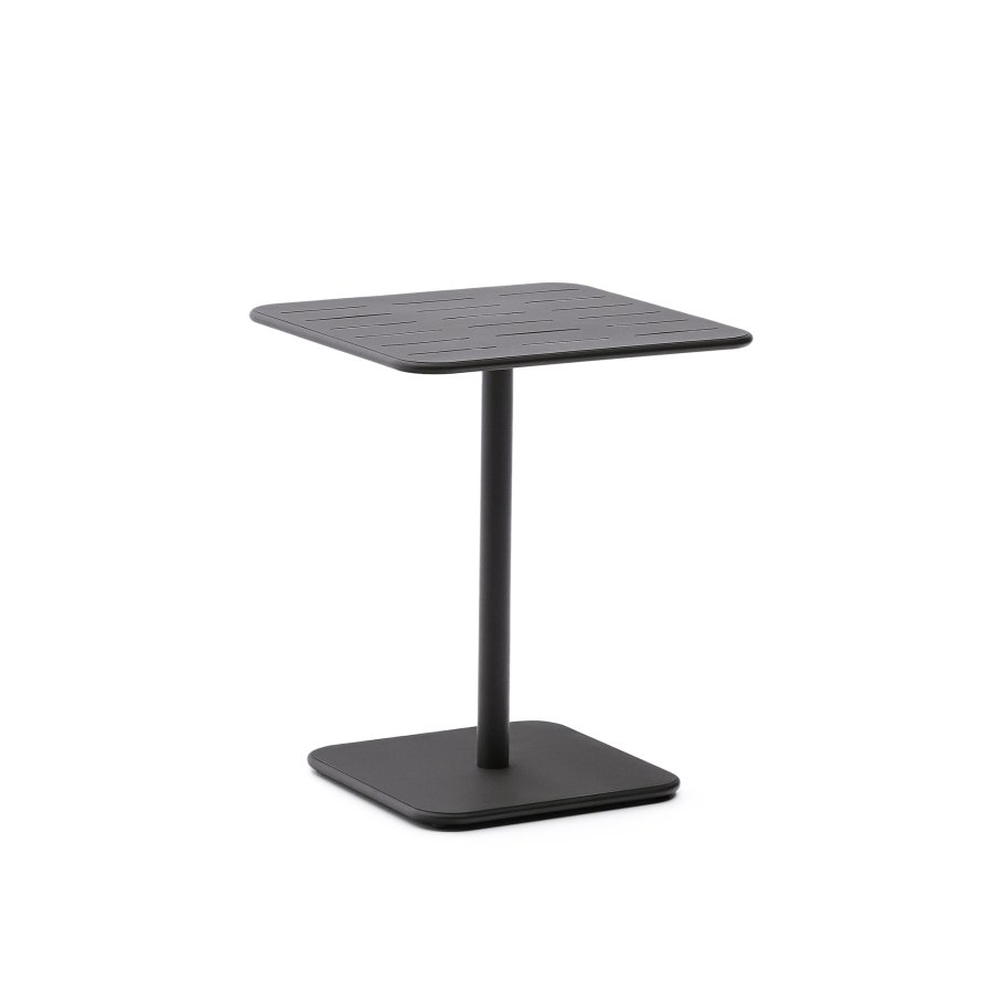 KAVE HOME Brai utebord i mrkegrtt galvanisert stl 70 x 70 cm