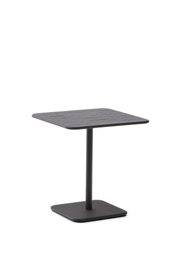 KAVE HOME Brai utebord i mrkegrtt galvanisert stl 70 x 70 cm