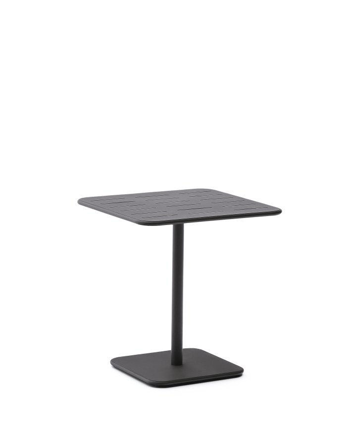 KAVE HOME Brai utebord i mrkegrtt galvanisert stl 70 x 70 cm