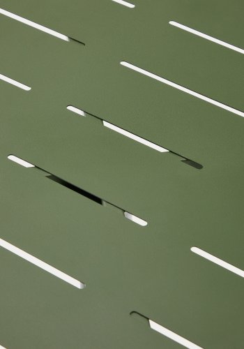 KAVE HOME Brai utebord i grnt galvanisert stl 70 x 70 cm