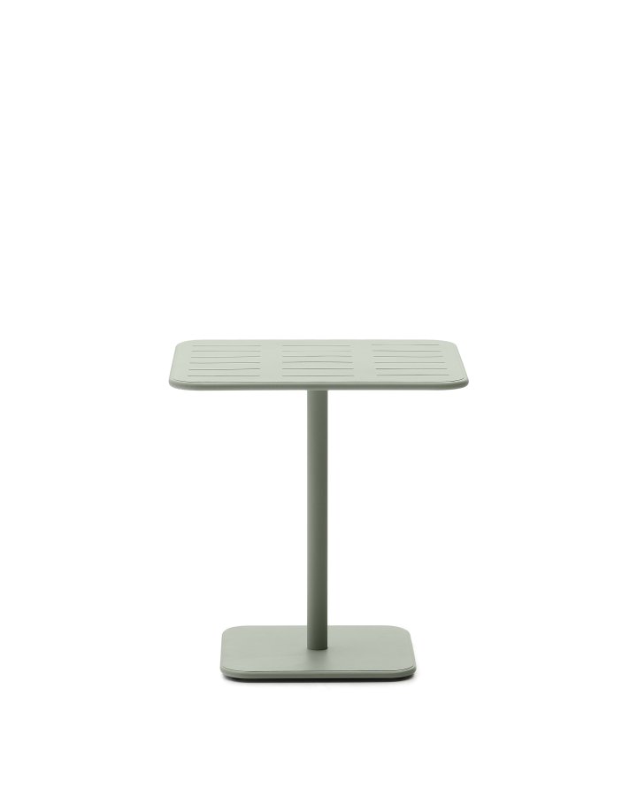 KAVE HOME Brai utebord i turkis galvanisert stl 70 x 70 cm