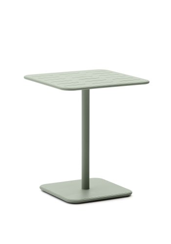 KAVE HOME Brai utebord i turkis galvanisert stl 70 x 70 cm