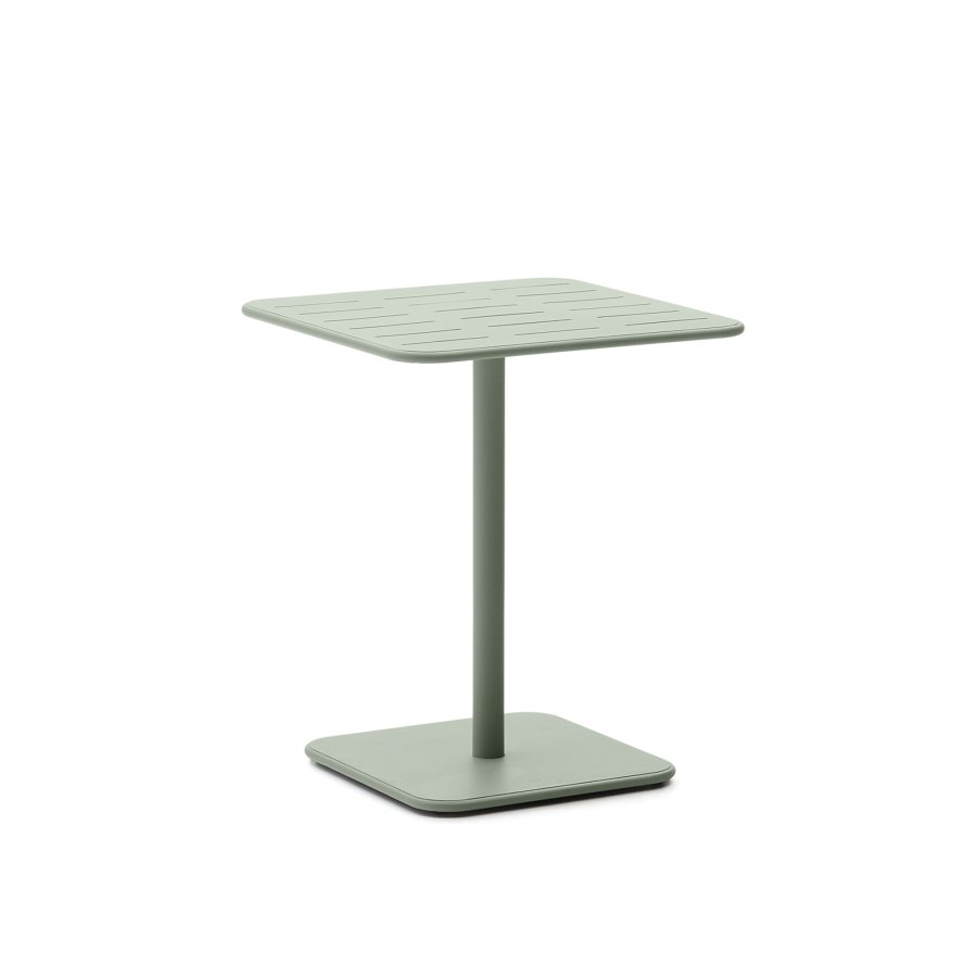 KAVE HOME Brai utebord i turkis galvanisert stl 70 x 70 cm