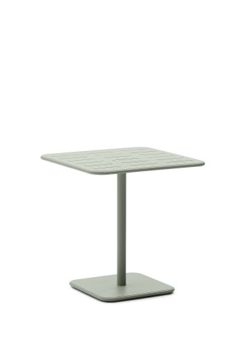 KAVE HOME Brai utebord i turkis galvanisert stl 70 x 70 cm