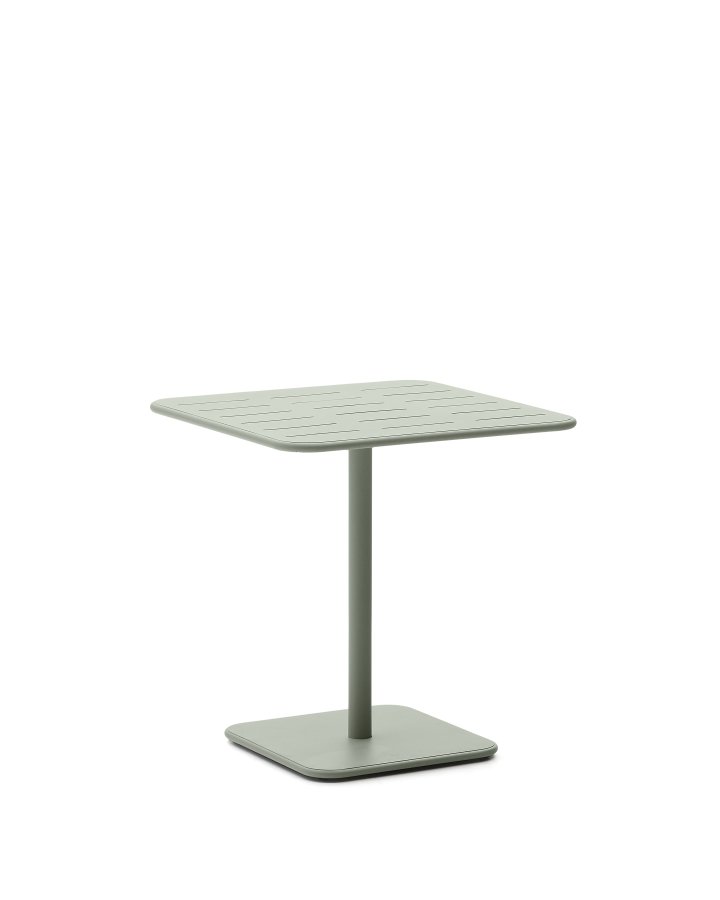 KAVE HOME Brai utebord i turkis galvanisert stl 70 x 70 cm